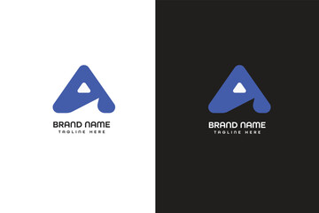A letter modern logo 