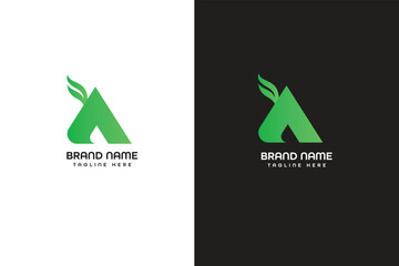 A letter modern logo 