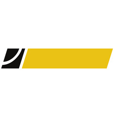 Obraz premium black and yellow title bar