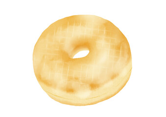 ハチミツドーナツのイラスト