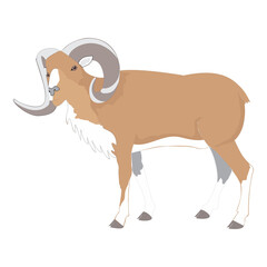 illustration of a goat