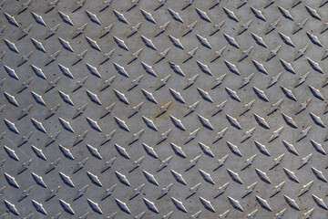 Metal grate cross hatch pattern