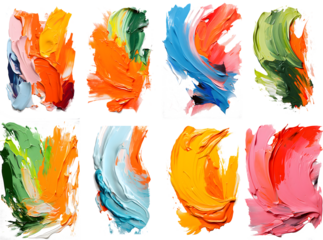 Vibrant palette abstract rough colorful multicolored art painting texture, with oil brushstroke, pallet knife paint on canvas.	
