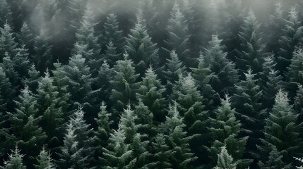 Fototapeta premium fog in the forest