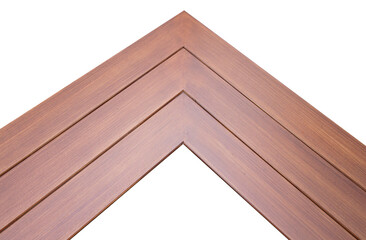 Brown wooden floor pattern on transparent background (PNG File)