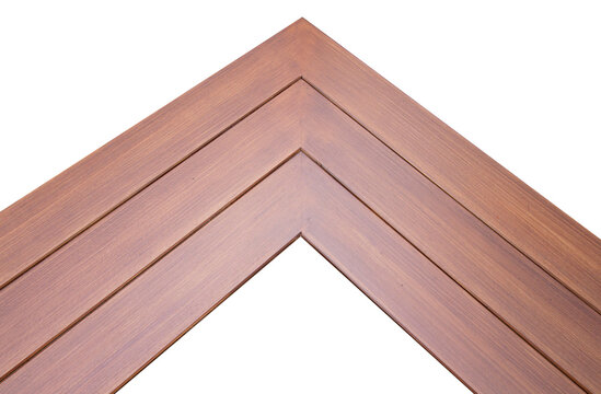 Brown wooden floor pattern on transparent background (PNG File)