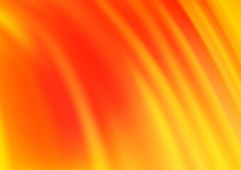 Light Yellow, Orange vector pattern with curved circles. An elegant bright illustration with gradient. New composition for your brand book.