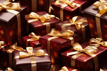 Endless Christmas Gift Wrapping Paper Design
