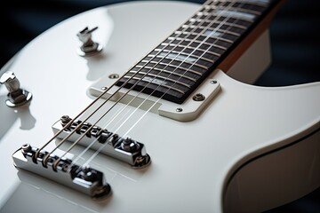 Fototapeta na wymiar white guitar