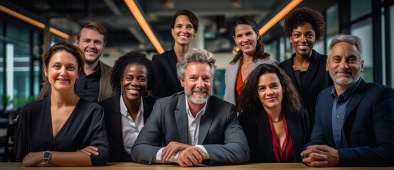 Business people, teamwork and meeting for strategy, planning applauding during meeting, or corporate brainstorming discussion at office. Group of diverse workplace employees in team collaboration