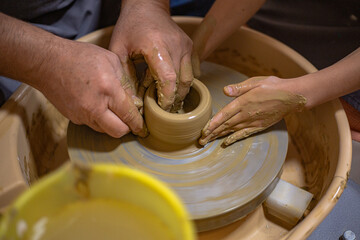 hands of a potter