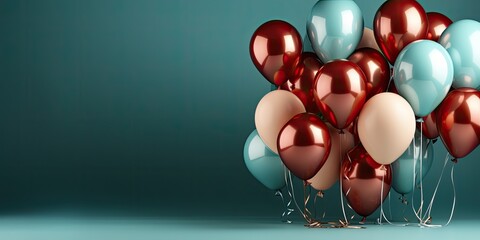 Original and colorful backgrounds of balloons of different colors.
