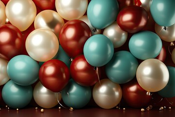 Original and colorful backgrounds of balloons of different colors.