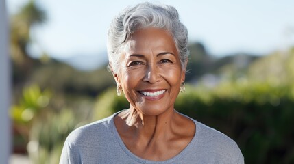 Portrait of an senior woman