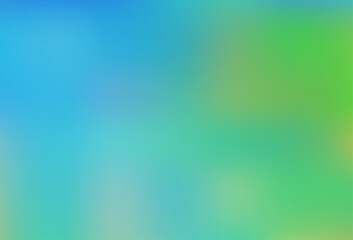 Light Blue, Green vector abstract blurred background.