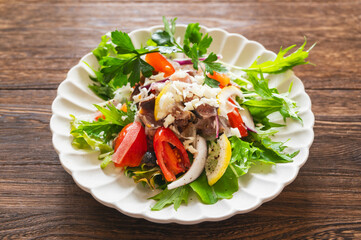 鰹のたたきのマリネ