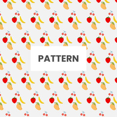 pattern with banana .Fruits pattern