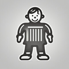 Fototapeta premium child icon