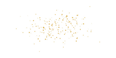 Realistic golden star dust light effect. Vector isolate. Only star dust layer