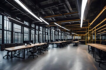 psychology of industrial design. How do industrial interiors impact human emotions and productivity in workspaces.