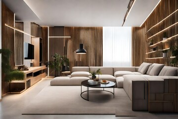 role of functional furniture in Minimalist Interior Design, focusing on the idea that form follows function.