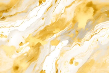 Gold marble pattern watercolor background. Beautiful backdrop.