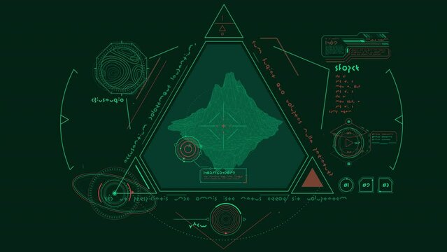Geological research in an animated alien interface.