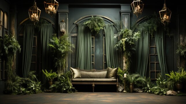 Wedding themed studio backdrop for studio photography