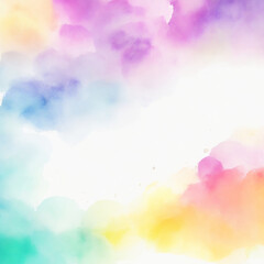Pure Watercolor Gradient Colorful Background