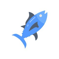 Fish icon in vector. Illustration