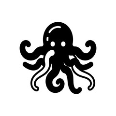 Octopus icon in vector. Illustration