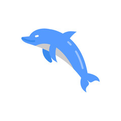 Dolphin icon in vector. Illustration