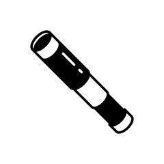 Spyglass icon in vector. Illustration