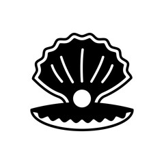 Pearl Shell icon in vector. Illustration
