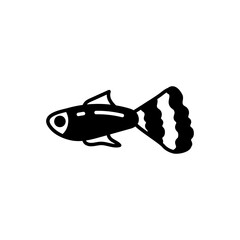 Guppy icon in vector. Illustration
