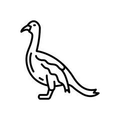 Cormorant icon in vector. Illustration