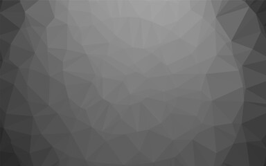 Obraz premium Light Silver, Gray vector shining triangular background. An elegant bright illustration with gradient. Completely new design for your business.