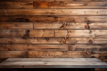Clean and empty wood wall as a background