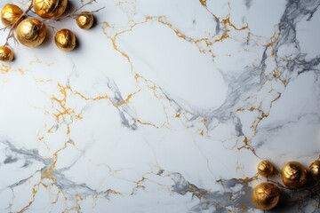 Clean and empty white marble wallpaper