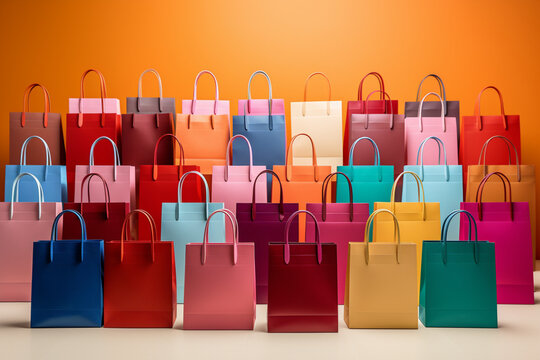 colorful shopping bags