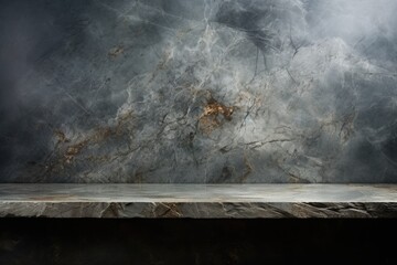 Clean and empty grey marble wall as a background