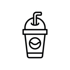 soft drink line icon. vector icon for your website, mobile, presentation, and logo design.