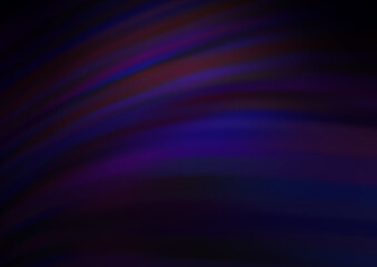 Fototapeta premium Dark Purple vector template with abstract lines. An elegant bright illustration with gradient. Brand new design for your ads, poster, banner.