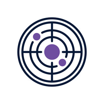 recommend clip art: radar dual tone icon. vector icon for your website, mobile, presentation, and logo design.