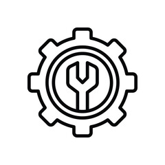 tech support line icon. vector icon for your website, mobile, presentation, and logo design.