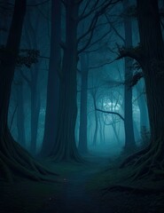 spooky halloween night