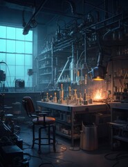 interior of a factory