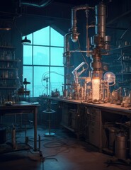 oil refinery factory