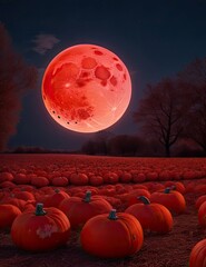 halloween night scene