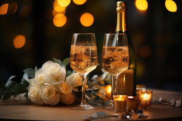 Champagne Toast for Special Occasion